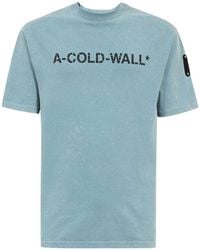 A_COLD_WALL* - Overdye Logo-Print T-Shirt - Lyst