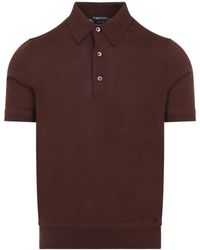 Tom Ford - Short-Sleeved Polo Shirt - Lyst