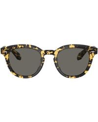 Oliver Peoples - N.05 Round-Frame Sunglasses - Lyst