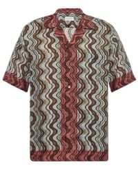 Dries Van Noten - Pattern-Printed Short-Sleeved Shirt - Lyst