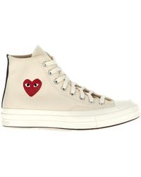 Comme des Garçons - High-Top Canvas Sneakers - Lyst
