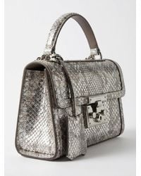 Gucci - Padlock Python Small Top Handle Bag - Lyst