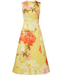 Leo - C Floral Midi Dress - Lyst