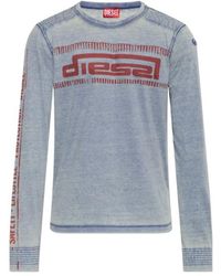 DIESEL - T-Domy Long Sleeve T-Shirt - Lyst