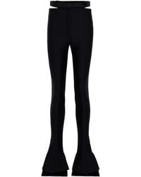 Mugler - Lace-Up Trouser Pants - Lyst
