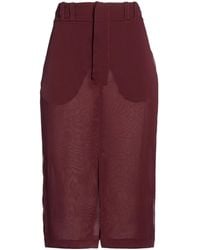 Saint Laurent - Simple Solid Color Skirt - Lyst