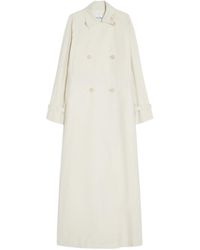 Max Mara - Ronco Belted Button-Up Trench Coat - Lyst