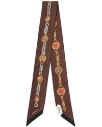 Versace - Pattern-Printed Twill Scarf - Lyst