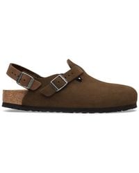 Birkenstock - Tokio Ii Suede Clog Sandals - Lyst