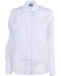 Mazzarelli - Josephine Panelled Shirt - Lyst