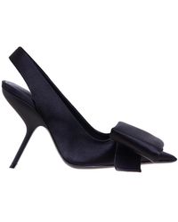 Ferragamo - Pointed-Toe Slingback Pumps - Lyst