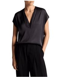 Vince - V-Neck Sleeveless Top - Lyst