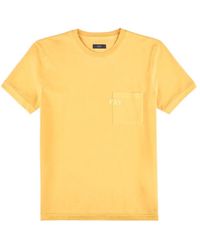 Fay - Pocket Crew Neck T-Shirt - Lyst