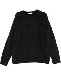 Roberto Collina - Oversized Crew Neck Knit Sweater - Lyst