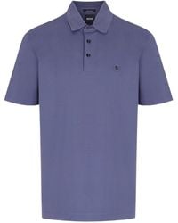 BOSS - Boss Double-Monogram Patch Polo Shirt - Lyst