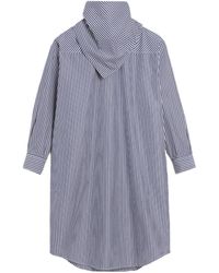 Ami Paris - Striped Bandana-Collar Shirt - Lyst