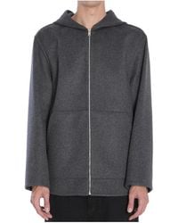 Bottega Veneta - Hooded Double Face Zipped Jacket - Lyst