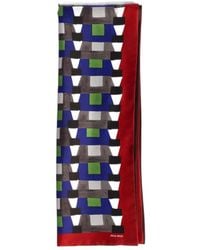Miu Miu - Printed Silk Scarf - Lyst