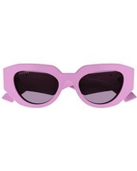 Gucci - Eyewear Geometric Frame Sunglasses - Lyst