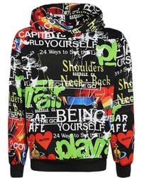 Vivienne Westwood - All-Over Print Hoodie - Lyst