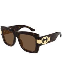 Gucci - Eyewear Square Frame Sunglasses - Lyst