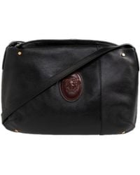 Versace - Medusa Embossed Leather Shoulder Bag - Lyst