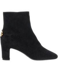 Dolce & Gabbana - Logo Plaque Ankle Boots - Lyst
