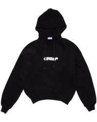 Off-White c/o Virgil Abloh - Logo Printed Long-Sleeved Hoodie - Lyst