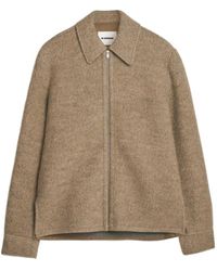 Jil Sander - Zip-Fastening Collared Wool Jacket - Lyst