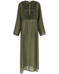 P.A.R.O.S.H. - P. A.R. O.S. H. Silk Long Dress - Lyst
