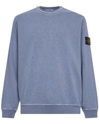 Stone Island - Regular-Fit Crewneck Sweatshirt - Lyst