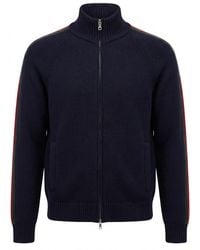 Gucci - Stitch Knit Zip Jacket - Lyst