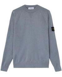 Stone Island - Loose-Fit Crewneck Jumper With Raglan Sleeves - Lyst