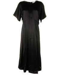 Michael Kors - Michael Short-Sleeved Zipped Midi Dress - Lyst