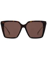 Gucci - Square Frame Sunglasses - Lyst