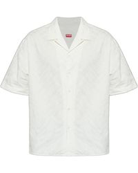 KENZO - Button-Up Short-Sleeved Shirt - Lyst