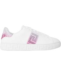 Versace - Logo Low-Top Trainers - Lyst