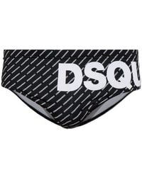 DSquared² - Triangle-Cut Swim Trunks - Lyst