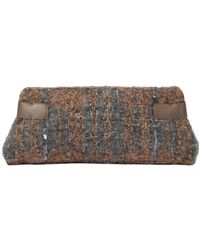 Brunello Cucinelli - Essence Sequin-Embellished Clutch Bag - Lyst