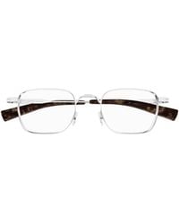 Saint Laurent - Eyewear Rectangle Frame Glasses - Lyst