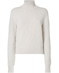 Fendi - Long Sleeved High-Neck Jumper - Lyst
