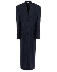 Vetements - Oversized Pinstriped Wool Coat - Lyst