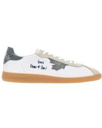DSquared² - Embroidered Logo Low-Top Sneakers - Lyst
