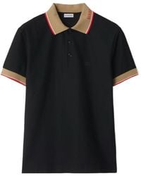 Burberry - Cotton Polo Shirt - Lyst