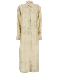 Rohe - Cut Out Wrap Dress - Lyst