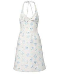 ShuShu/Tong - Floral Halterneck Cotton Minidress - Lyst