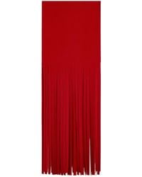 Sportmax - Avocado Fringed Scarf - Lyst