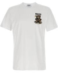 Moschino - Logo Printed Crewneck T-Shirt - Lyst