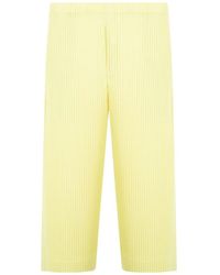 Homme Plissé Issey Miyake - Plissé-Effect Trousers - Lyst