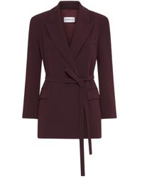 Marella - Belted Cady Jacket - Lyst